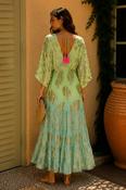THE PALOMA SHIMMER DRESS - MINT FADE image