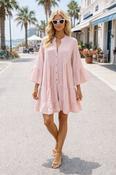 THE SANTORINI DRESS - BLUSH