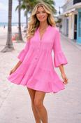 THE SANTORINI DRESS - PINK