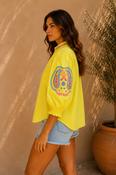 THE POSTIANO BLOOM BLOUSE- YELLOW image