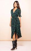 OLIVERA MIDI DRESS IN GREEN ALLIGATOR - DANCING LEOPARD in Dublin |  GetLocal Ireland