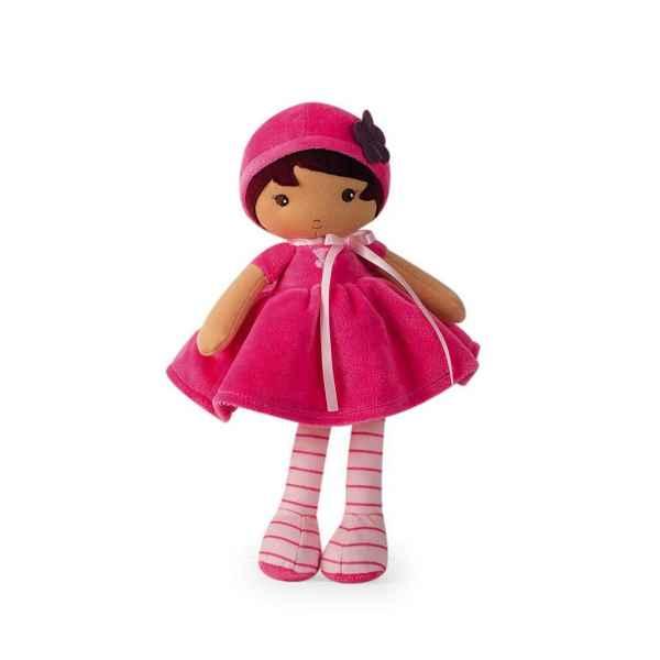 Kaloo Emma Rag Doll with Pink Dress, Hat & Striped Tights