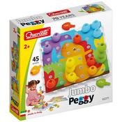 Quercetti Jumbo Peggy – Jumbo Pegs &amp; Construction Play Set image