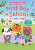Usborne Little Friends First Day at School Sticker Book image