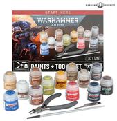 Warhammer 40000: Paints + Tool Set 11th Edition (Release Day 25th July)
