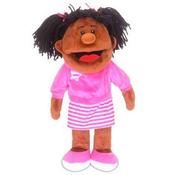 Girl Hand Puppet with Moving Mouth image