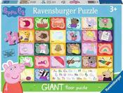 Children’s Puzzle Peppa Pig Alphabet Giant Floor Puzzle - 30 Pieces Puzzle image