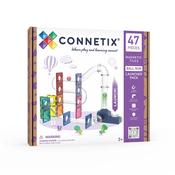 Connetix Magnetic Tiles 47 Piece Ball Run Launcher Pack image