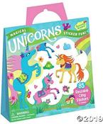 Peaceable Kingdom Magical Unicorns Sticker Fun! Reusable Sticker Tote