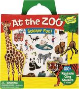 At the Zoo Sticker Fun Reusable Stick Tote