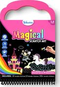 Magical Scratch Art Unicorn and Princesses image