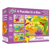 Galt 4 Puzzles In A Box Dinosaurs image