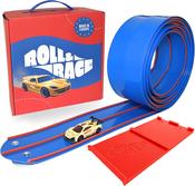 Roll &amp; Race Flexible Car Track 4m – Viral Suction Cup Race Track for Toy Cars