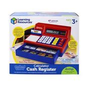 Pretend &amp; Play Calculator Cash Register with Euro Money image