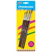 5 Paint Brushes