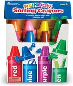 Rainbow Sorting Crayons