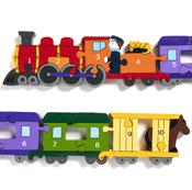 Number Train Jigsaw Puzzle image