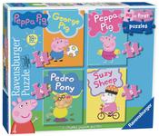 Ravensburger My First Puzzle, Peppa Pig (2, 3, 4 &amp; 5pc) Jigsaw Puzzles image