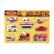 Vehicles Sound Puzzle - 8 Pieces image