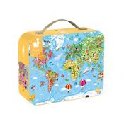 Giant World Map Jigsaw Puzzle 300 Pieces image