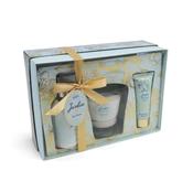 Jardin Pear &amp; Freesia Candle and Handcream Tube &amp; Pump Gift Set