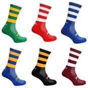 Atak Mid Leg Hoop Socks - 10-2 - GREEN WHITE