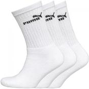 Puma Crew Socks 3 Pack - WHITE - 3-5