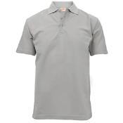 Hunter Short Sleeve Polo Shirt - Heather Grey - 28