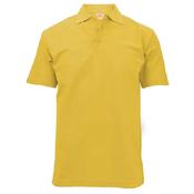 Hunter Short Sleeve Polo Shirt - Gold - 28