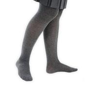 Girls Cotton Tights Grey - 12/13 yrs