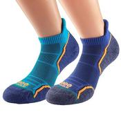 1000 Mile Run Socklet Twin Pack Mens - L
