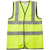 Hi-Vis 2 Band Vest - Yellow - 4XL