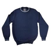 Hunter School Round Neck School Jumper Acrylic - Navy - 3XL(48)