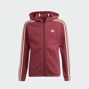 adidas Girl's Essentials 3-Stripes Full-Zip Hoodie - 9/10 yrs