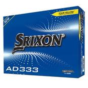 Srixon AD333 Golf Balls 12 Pack - Yellow