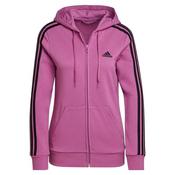 adidas Women'sEssentials French Terry 3-Stripes Hoodie - S