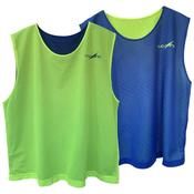 Lightning Reversible Mesh Bib Royal/Yellow - Numbered 20 Pack - SENIOR