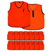 Precision Numbered Training Bibs Set Orange - Kids