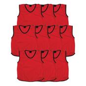 Precision Mesh Bib 10 Pack - Red - KIDS