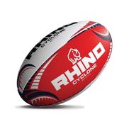 Rhino Rugby Cyclone Training Ball Red - Size 5 image