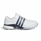 adidas Tour360 24 Golf Shoes - White/Navy - 8.5