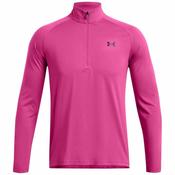 Under Armour Tech 1/2 Zip Training Top - Pink/Black - M