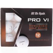 Hit Me Again ProV1 Rewashed Golf Balls 12 Pack image