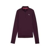 Puma Ladies Run Favourite Zip Top - Plum - L