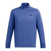 Under Armour Mens Armour Fleece Quarter Zip Top - Blue - 2XL
