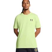Under Armour Sportstyle Short Sleeve Tee - Green/Black - S