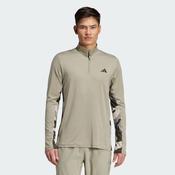 adidas Train Essentials Camo Training Zip Top - Green - M