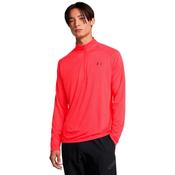 Under Armour Tech Textured Half Zip Top - Red - M