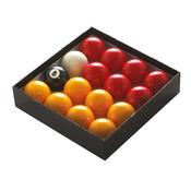 Powerglide Pool Balls - Red and Yellow 1 ⅞" (47.6mm) image