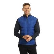 Island Green Men’s Lined Showerproof Wind Stopper Quilted Top - L